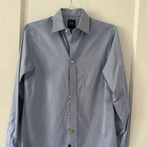 Joseph A Bank - Traveller Slim Fit Solid Blue Men’s Shirt